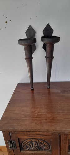 Metal wall sconce candle - wall,