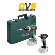 Metabo SB 18 LT BL Combi Drill + SSD 18 LTX 200 BL Impact Driver in Plastic Case
