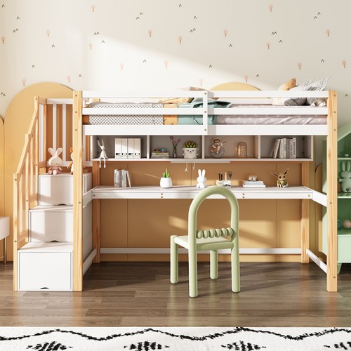 3ft single loft - single, bed