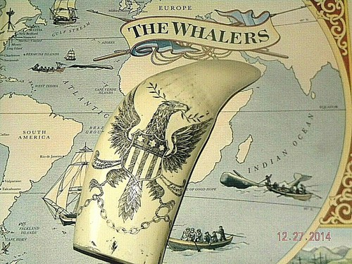 Scrimshaw whale tooth resin - scrimshaw,