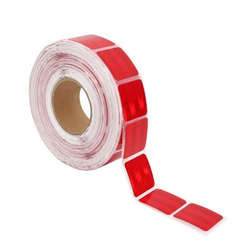 Red segmented reflective tape - segmented,