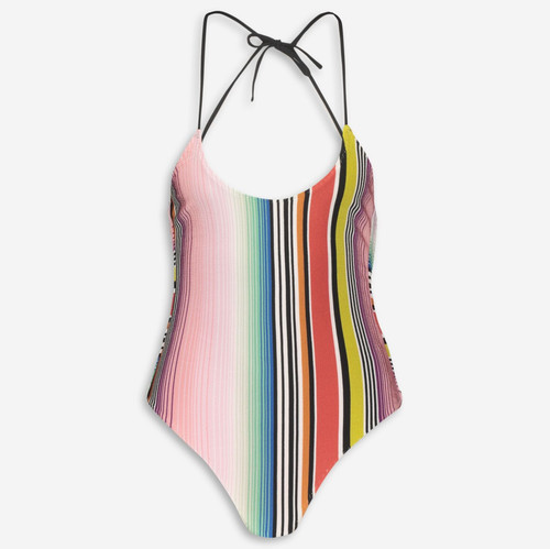 Missoni striped swimsuit - swimsuit,