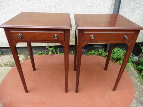 Pair stag minstrel - minstrel, mahogany