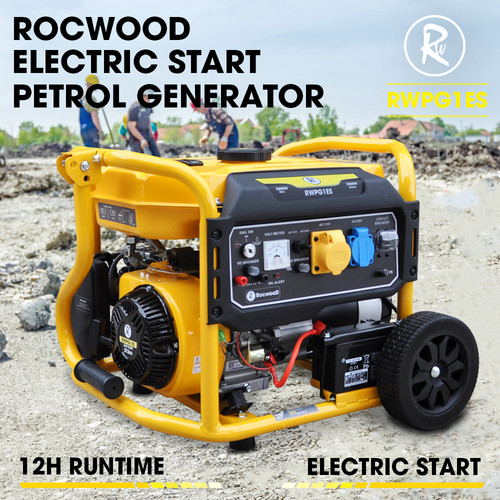 Portable petrol generator - petrol,