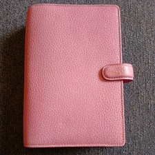 Pink Leather Finsbury Filofax