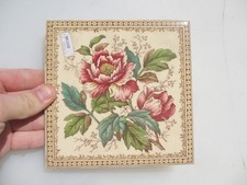 Vintage Ceramic Tile Floral