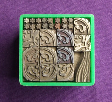 Letterpress Printing ADANA Small Box of VARIOUS TYPE BORDER ODDMENTS & ORNAMENTS
