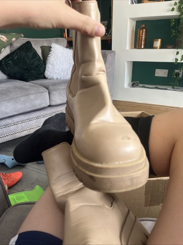Womens cream boots size - womens,