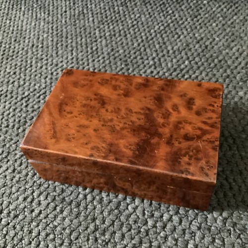 Vintage burr wood trinket - burr,