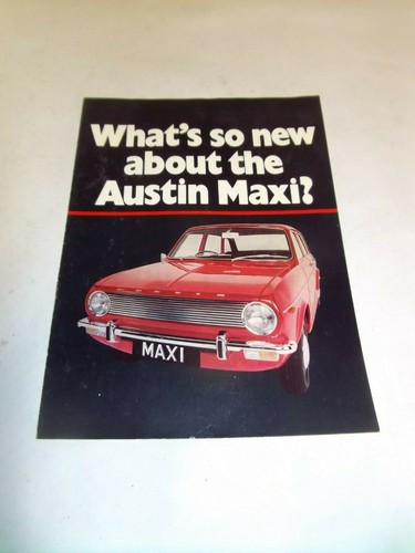 Austin maxi brochure - brochure,