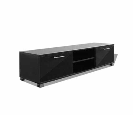 Cabinet high gloss - cabinet, black