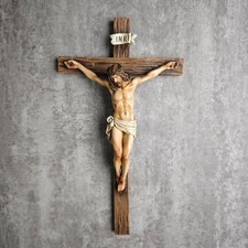 10"High Catholic Crucifix Wall