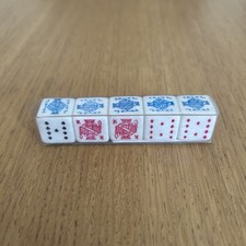 Vintage Poker Dice W.H