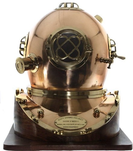 Diving helmet navy - helmet, us