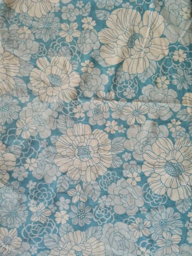 Vintage material floral - vintage, blue