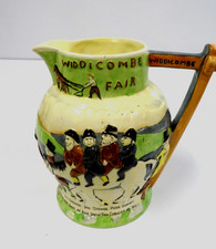 CROWN DEVON FIELDINGS WIDDICOMBE FAIR JUG ENGLAND GOOD CONDITION