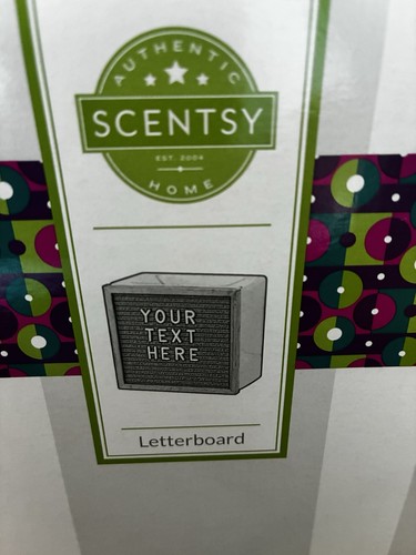 Scentsy letterboard warmer - letterboard, new