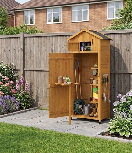 Wooden garden storage shed - wooden,