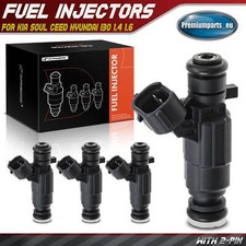 4x Fuel Injectors for Kia Soul Ceed Rio Hyundai Accent i30 1.4 1.6 353102B000