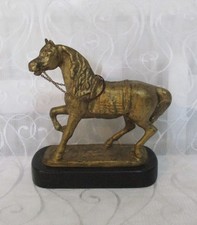 Vintage spelter metal horse - vintage,