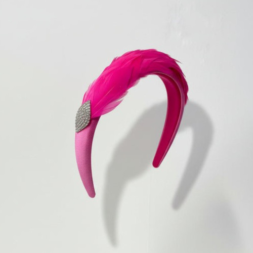 Feather fascinator alice - feather, band