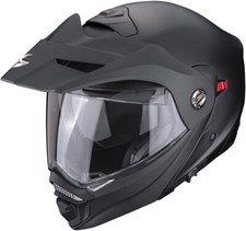 CASCO MOTO ADVENTURE MODULARE SCORPION ADX-2 NERO OPACO MATT BLACK  TG XL