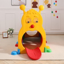 Creative Toddler Kids Caterpillar Tunnel Crawling Daycare Play Climbing Training