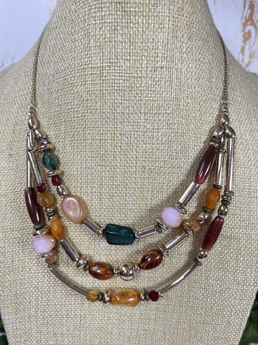 Layered statement necklace - statement,
