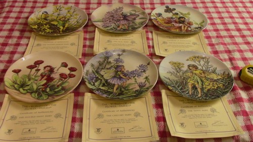 Set wedgewood flower - of, 6