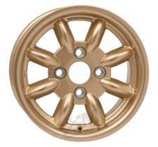 Revolution 8 Spoke Alloy Wheel 6x13 ET16 Gold Group 4 Fitting Escort Minilite St