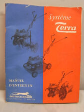 ?? MOTOROTORSTANDARD TILLER MAINTENANCE MANUAL MAGAZINE TERRA SYSTEM 1964 / 65