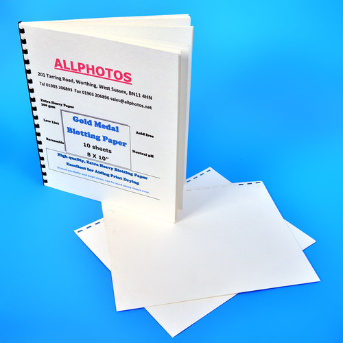 Darkroom print blotting book - darkroom, +