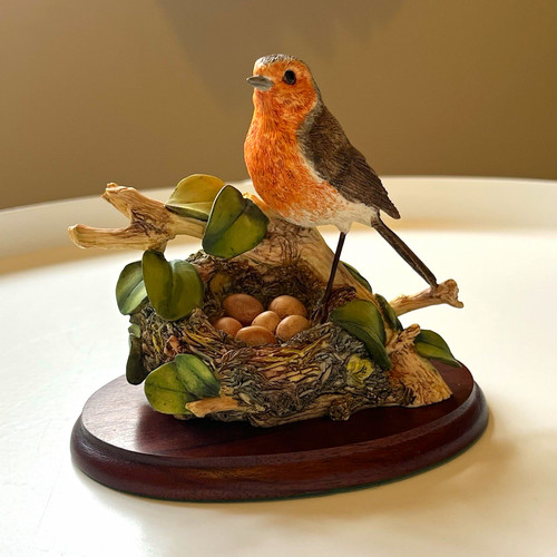 Border fine arts robin - border, with