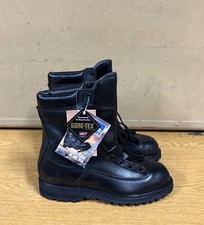 GENUINE US ARMY MATTERHORN 1949 GORETEX LEATHER BLACK NEW !!!!!! US 7W - UK 6.5