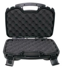 MFH Large Pistol Case Handgun Carry Case Hard Plastic Black Airsoft