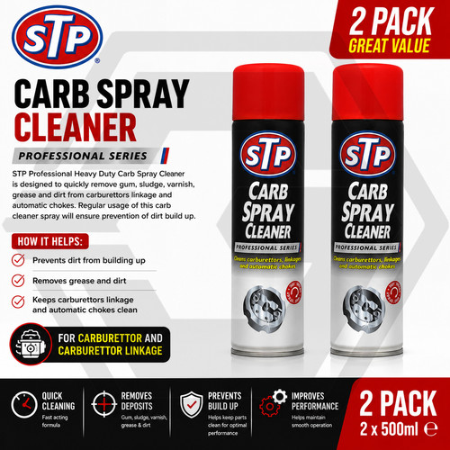 Stp carb cleaner - cleaner, spray