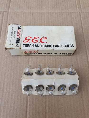 Vintage new stock - g.e.c, bulbs