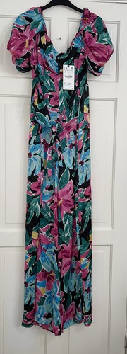 Zara long floral print wide - zara,