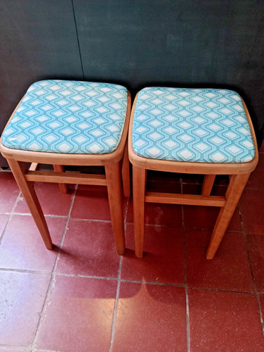 Retro vintage stools with - stools,