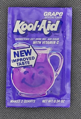 Vintage grape old kool - old, kool-aid