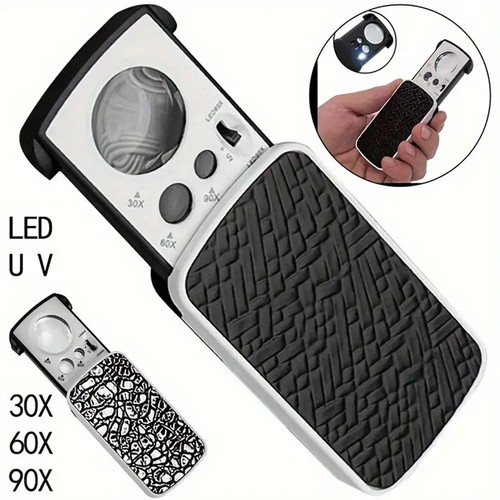 30x 60x 90x pocket magnifying - 60x,