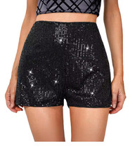 Women Sequin Shiny Hot Pants