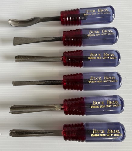Vtg buck bros piece wood - bros, 6-piece