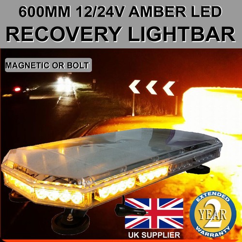 Amber led recovery light bar - amber,