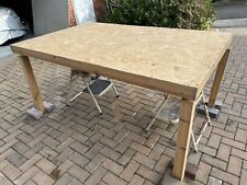 Hornby Train Set / Scalextric Track, Tables OSB or Sundeala tops. Sturdy