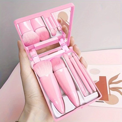 5pcs portable makeup brush - portable, set