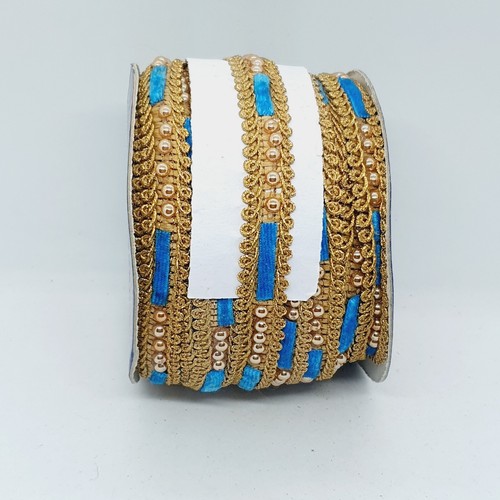 14mm turquoise gold indian - gold,