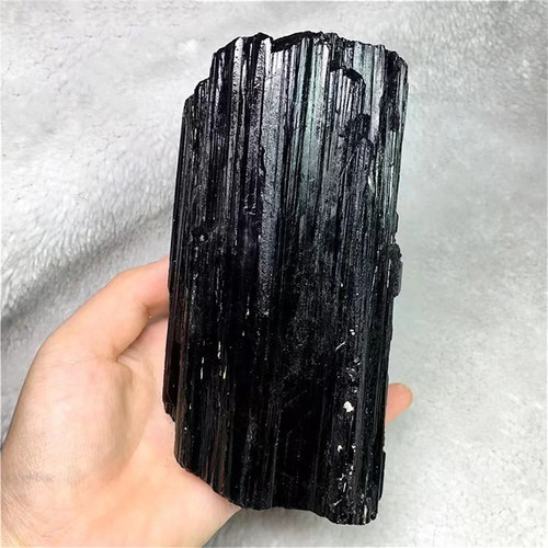 Natural black tourmaline - natural,