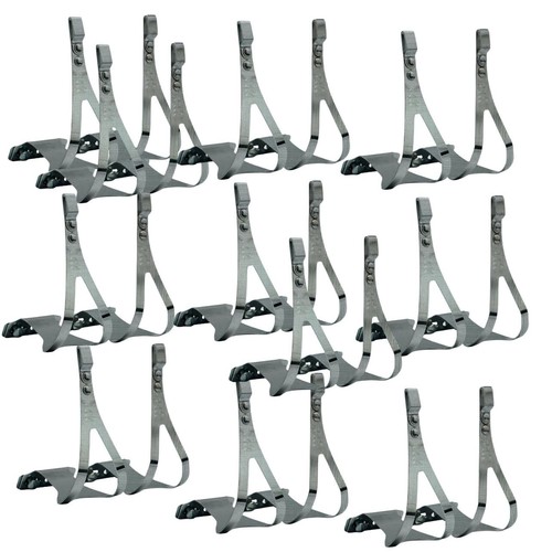 Toe clips ale - clips, chrome