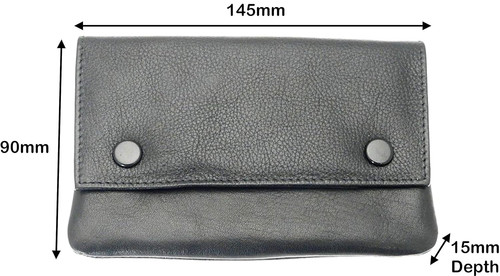 Premium soft black leather - soft,